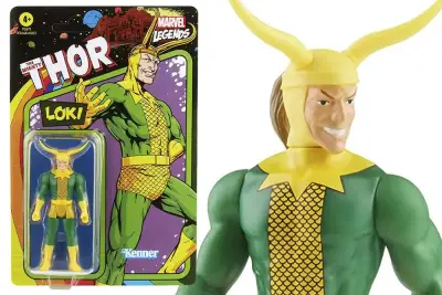 Figurine Marvel legends retro loki af